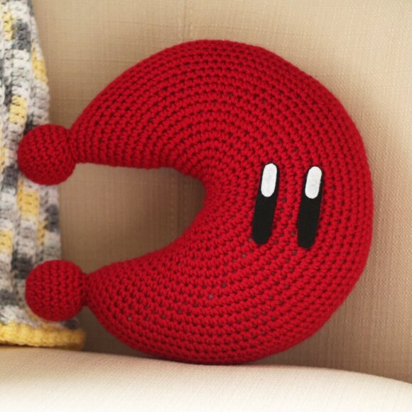 Super Mario Power Moon Crochet Amigurumi Plush - Picture 2 of 8